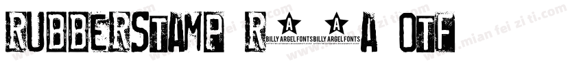 Rubberstamp R54A.otf字体转换